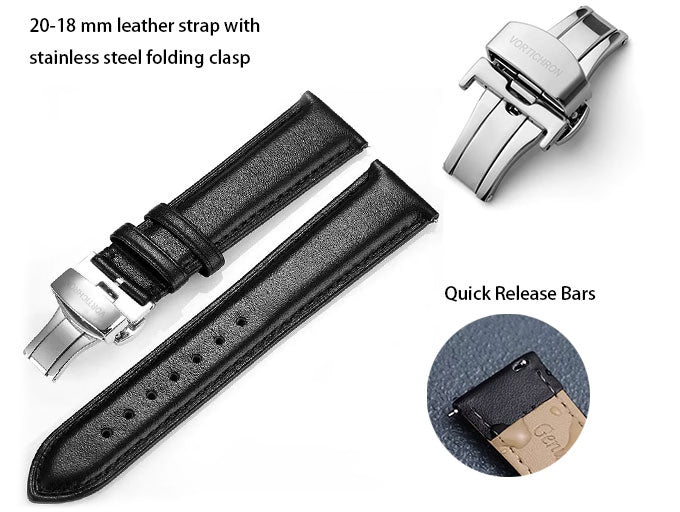 Genuine leather strap